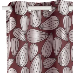 Rideau KOPEE coloris marsala 140 x 260 cm - 4MURS