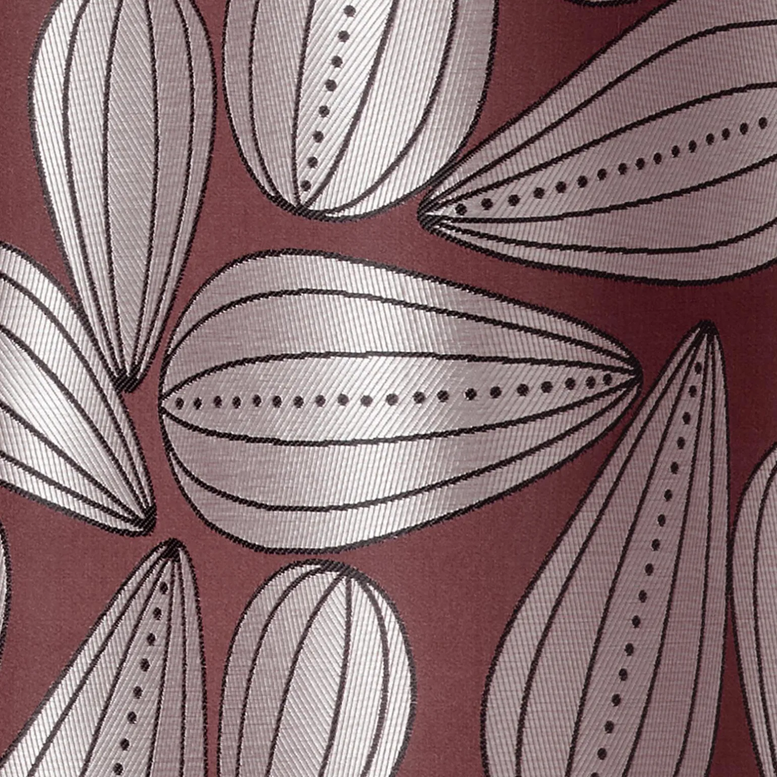 Rideau KOPEE coloris marsala 140 x 260 cm - 4MURS