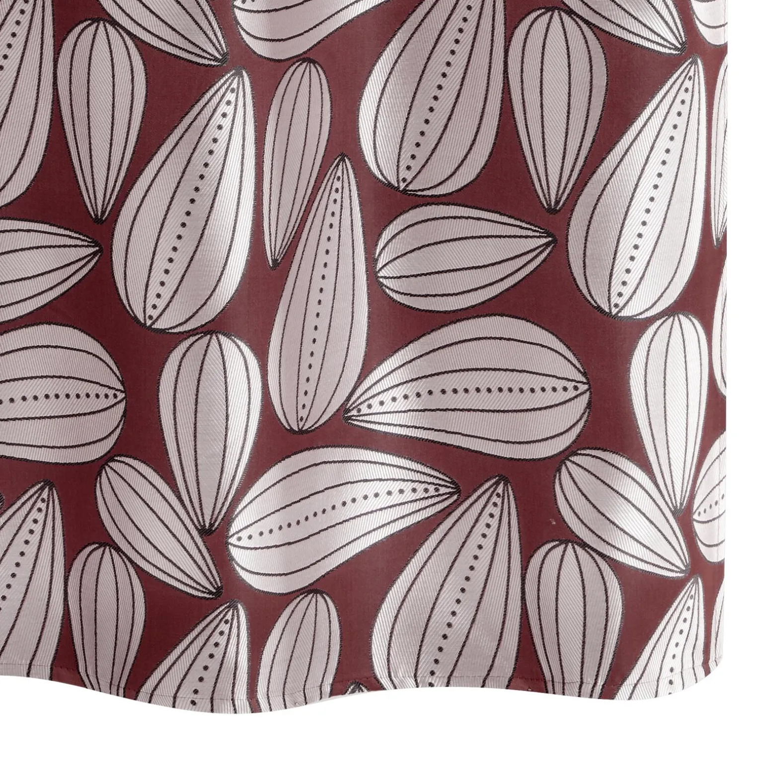Rideau KOPEE coloris marsala 140 x 260 cm - 4MURS