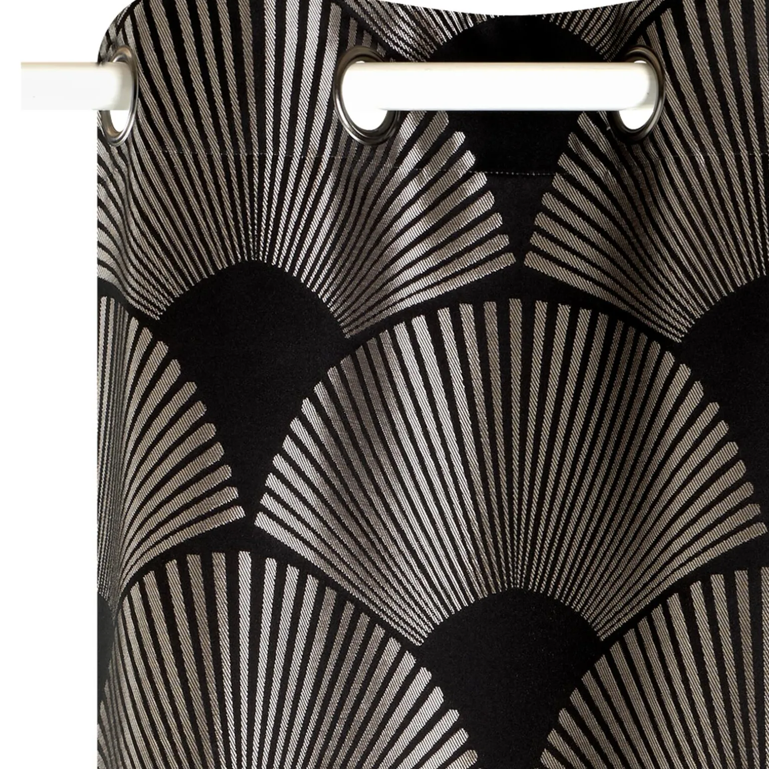 Rideau LALIK coloris noir 140 x 260 cm - 4MURS