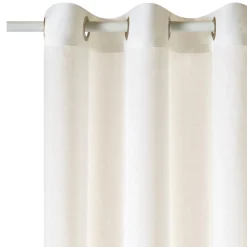Rideau Lin CAMBRIA coloris blanc 140 x 260 cm - 4MURS