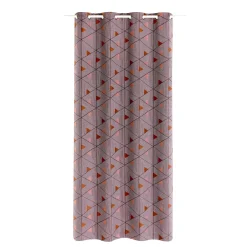 Rideau LIVING coloris terracotta 140 x 260 cm - 4MURS