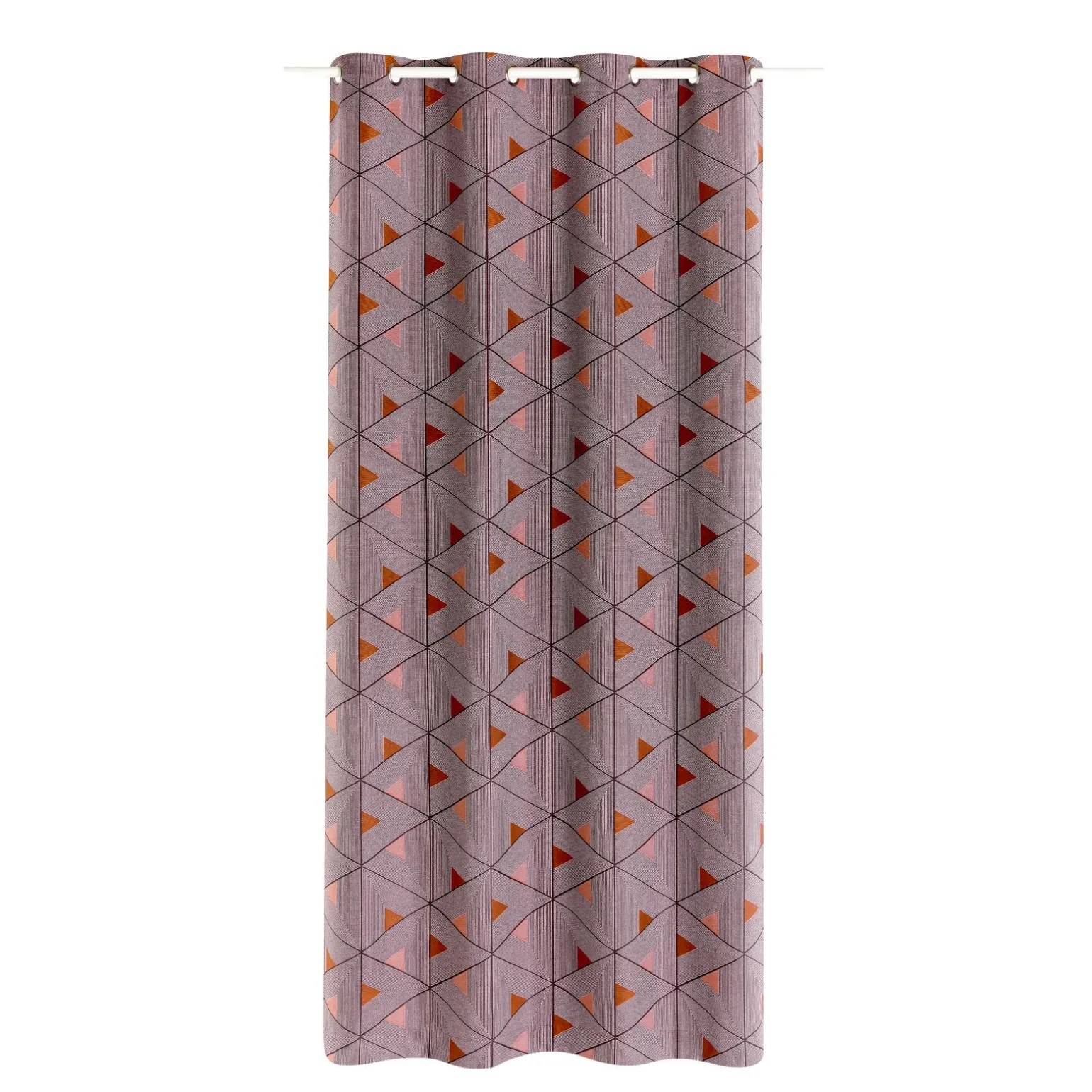 Rideau LIVING coloris terracotta 140 x 260 cm - 4MURS