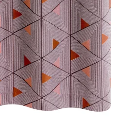 Rideau LIVING coloris terracotta 140 x 260 cm - 4MURS
