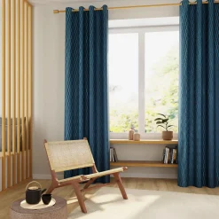 Rideau LORD coloris bleu oxyde 140 x 260 cm - 4MURS