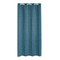 Rideau MACAPA coloris bleu jean 140 x 260 cm - 4MURS