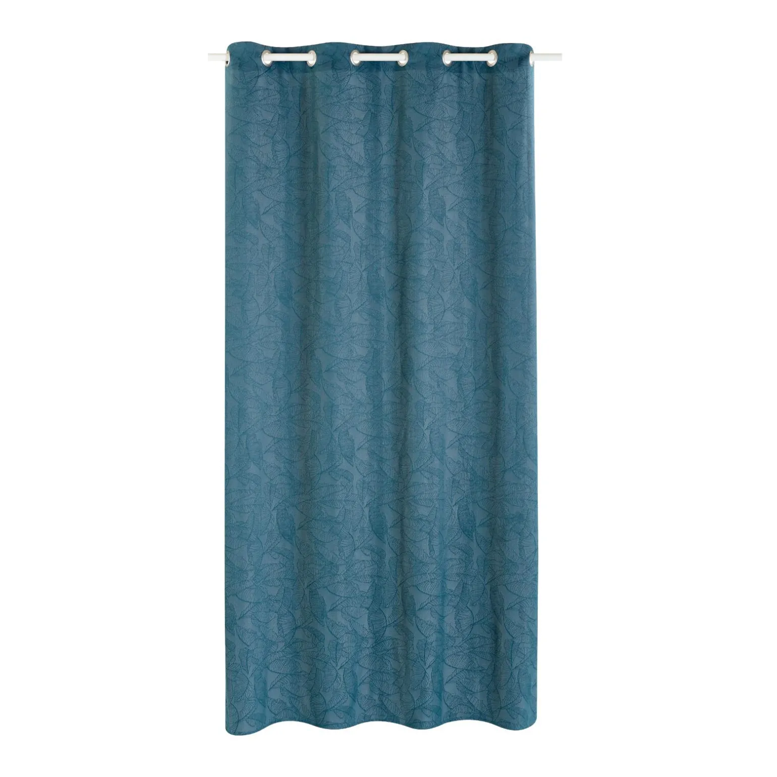 Rideau MACAPA coloris bleu jean 140 x 260 cm - 4MURS