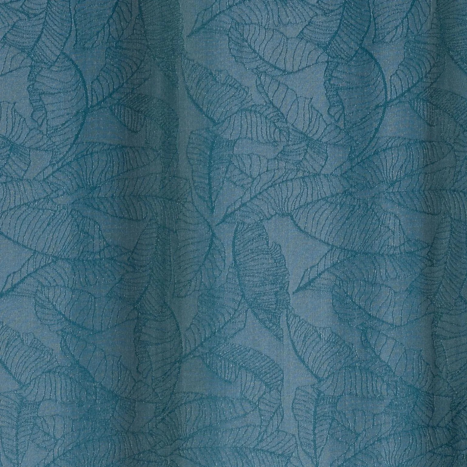 Rideau MACAPA coloris bleu jean 140 x 260 cm - 4MURS