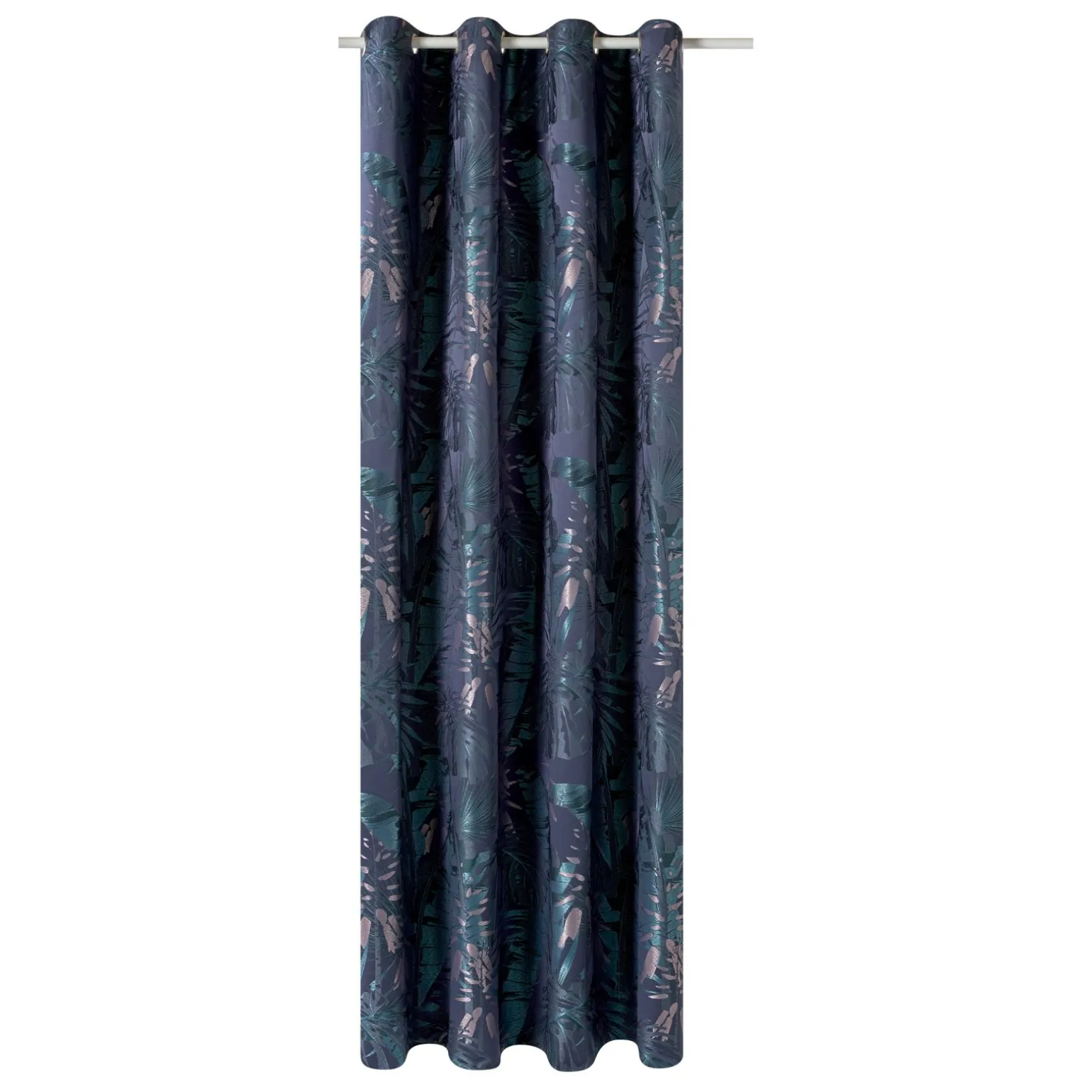 Rideau MANAUS coloris bleu nuit 140 x 260 cm - 4MURS