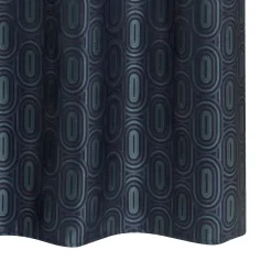 Rideau NAJDA coloris bleu nuit 140 x 260 cm - 4MURS
