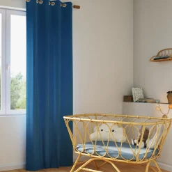 Rideau occultant GLOOM coloris bleu jean 140 x 240 cm - 4MURS