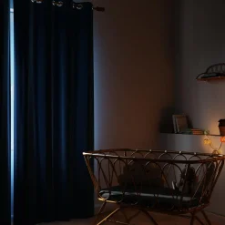 Rideau occultant GLOOM coloris bleu jean 140 x 240 cm - 4MURS