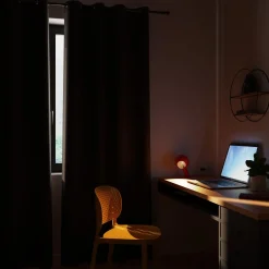 Rideau occultant GLOOM coloris noir 135 x 240 cm - 4MURS