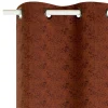 Rideau OSSIDO coloris brique 140 x 260 cm - 4MURS