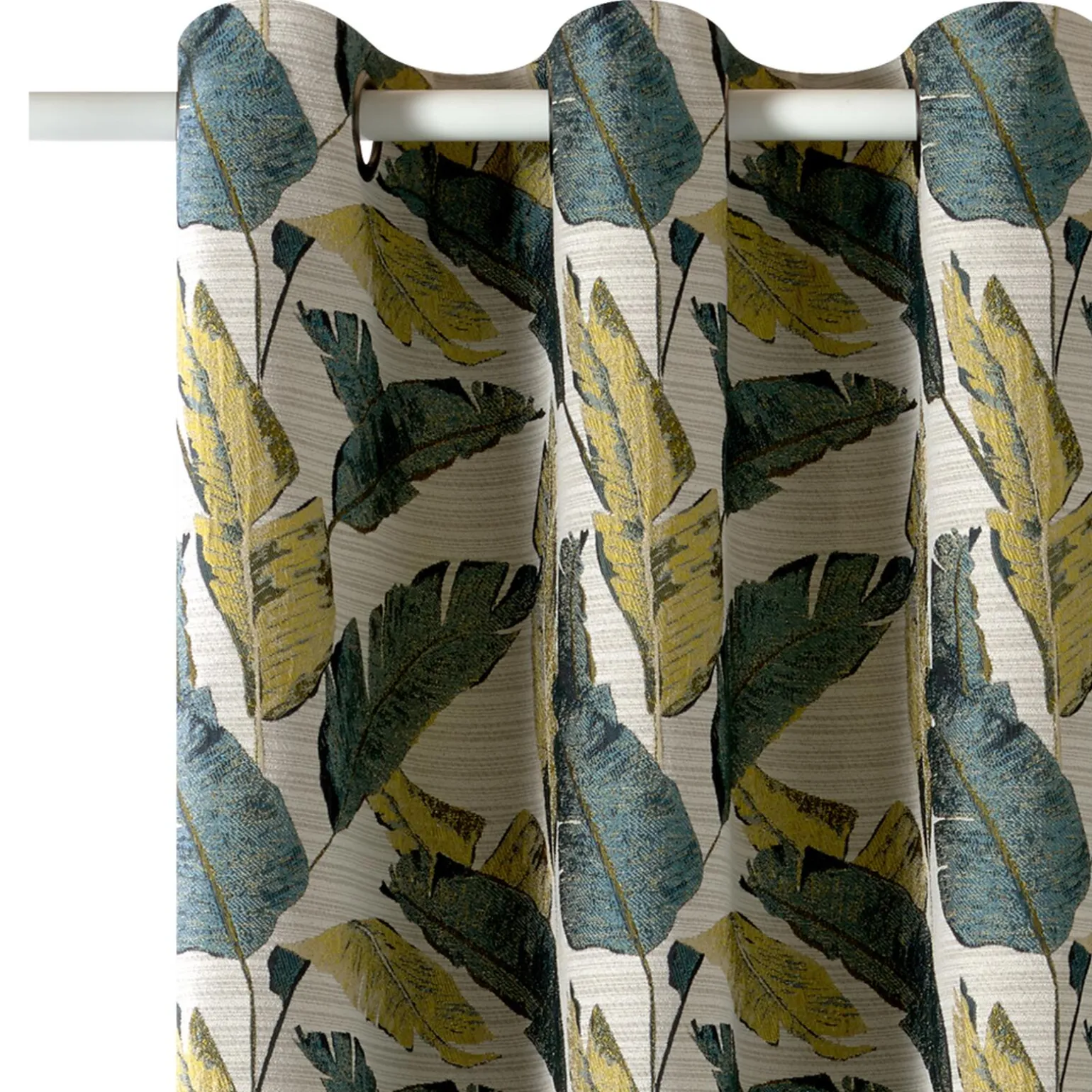 Rideau PEACOK coloris vert 135 x 240 cm - 4MURS