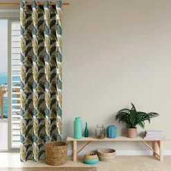 Rideau PEACOK coloris vert 135 x 240 cm - 4MURS