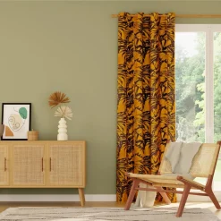 Rideau RENDA coloris ocre 140 x 260 cm - 4MURS