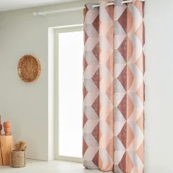 Rideau STHAL coloris rose des sables 140 x 260 cm - 4MURS