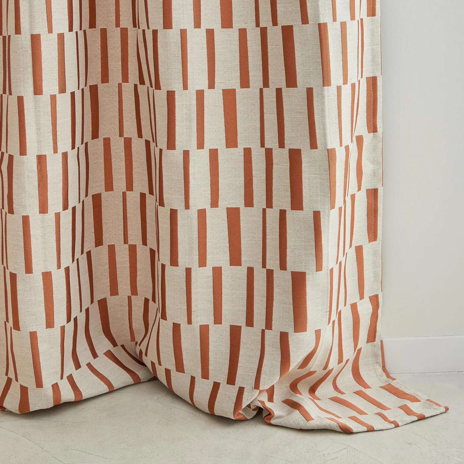 Rideau STRUCTURA coloris cognac 140 x 260 cm - 4MURS