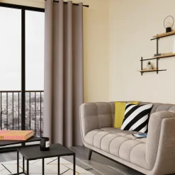 Rideau thermique ALESSANDRO coloris gris 135 x 240 cm - 4MURS