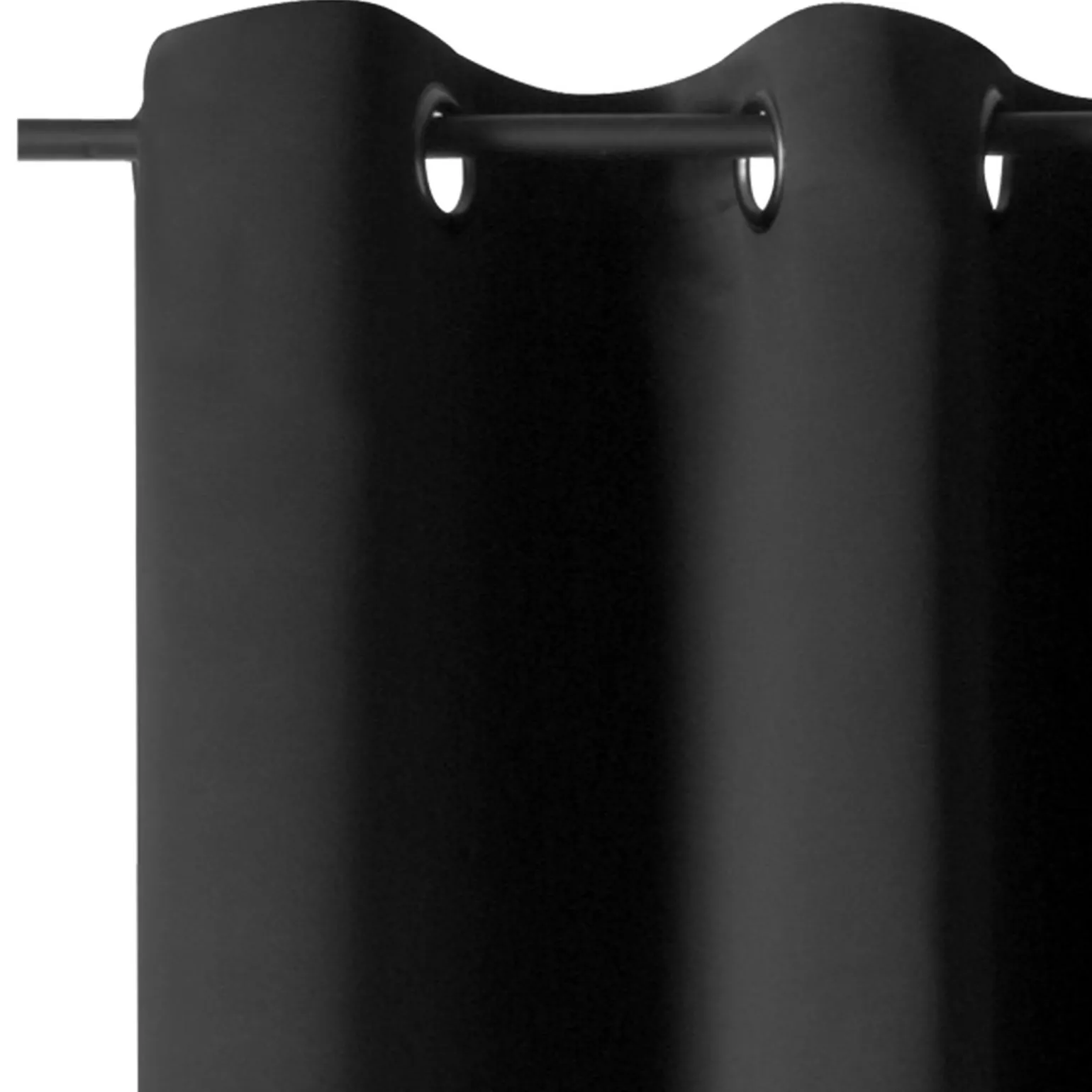 Rideau thermique ALESSANDRO coloris noir 135 x 240 cm - 4MURS