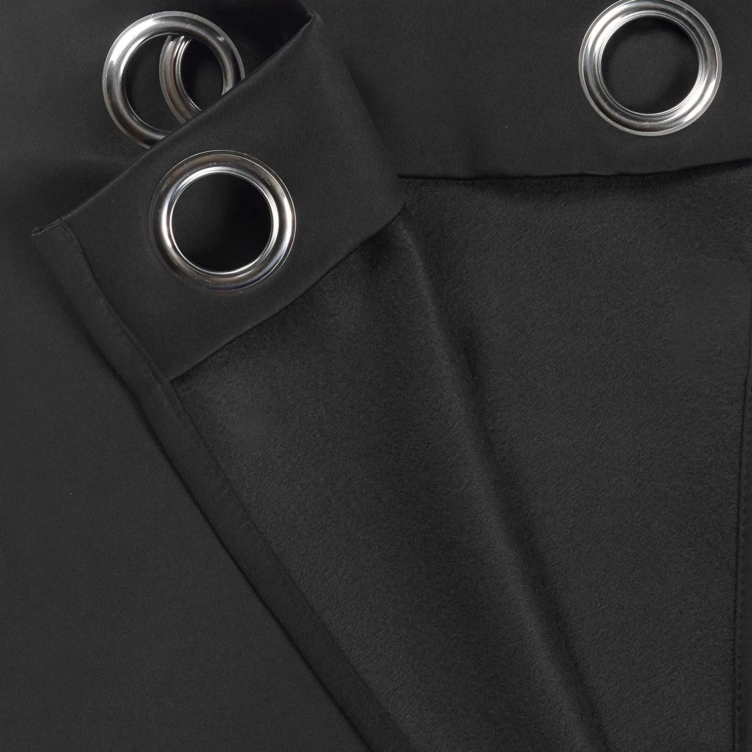 Rideau thermique ALESSANDRO coloris noir 135 x 240 cm - 4MURS
