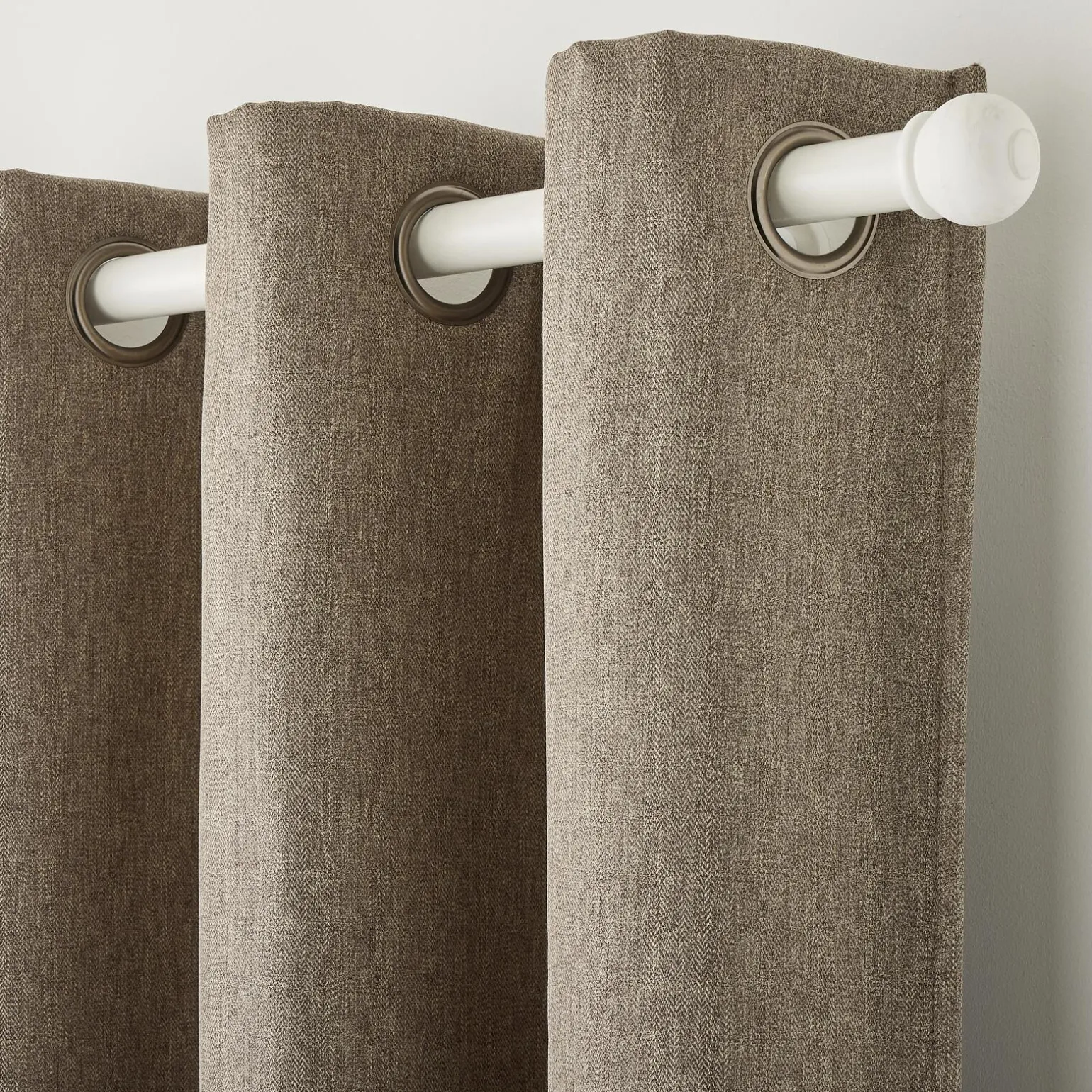 Rideau thermique BOSTON coloris taupe 140 x 250 cm - 4MURS