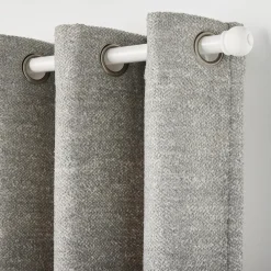 Rideau thermique DICKSON coloris gris 140 x 260 cm - 4MURS