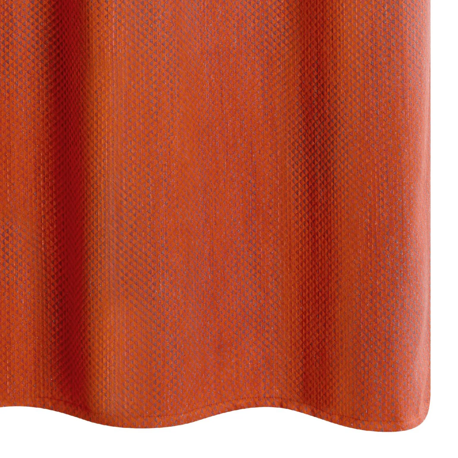 Rideau TRICTRAC coloris rouille 140 x 260 cm - 4MURS