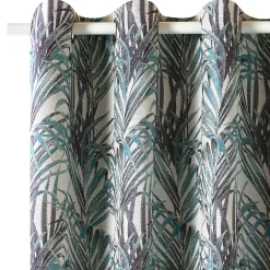 Rideau TROPICO coloris bleu nattier 135 x 250 cm - 4MURS