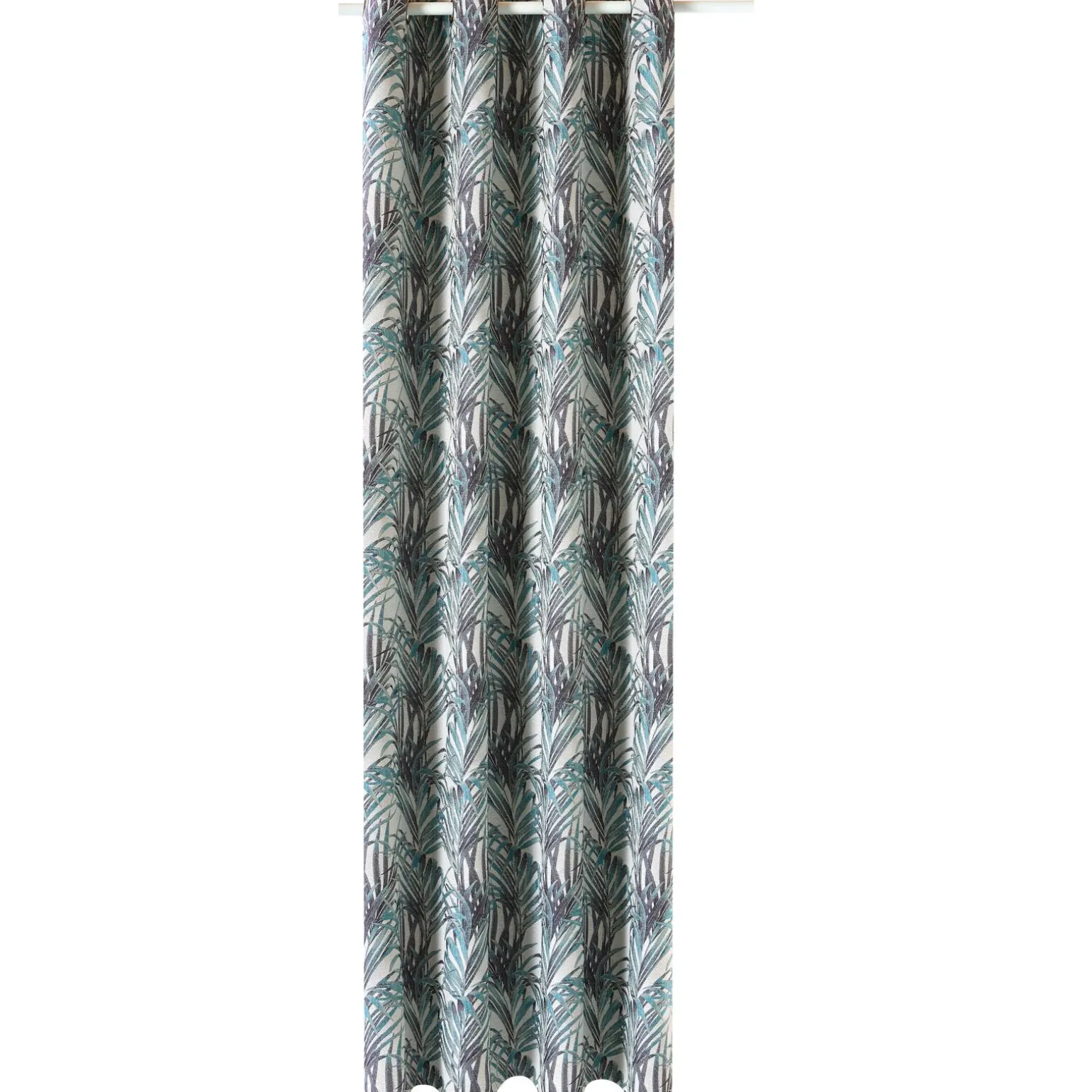Rideau TROPICO coloris bleu nattier 135 x 250 cm - 4MURS