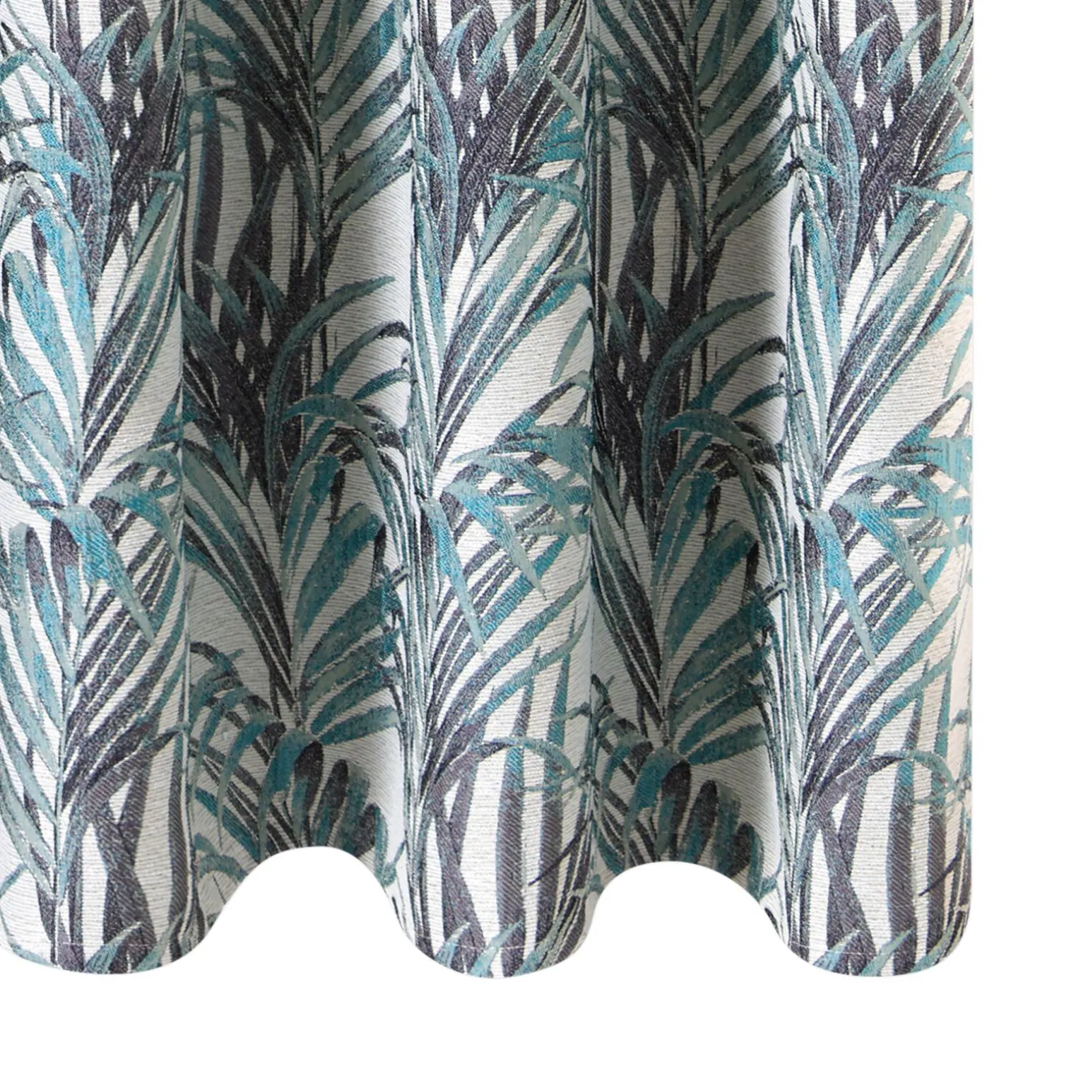 Rideau TROPICO coloris bleu nattier 135 x 250 cm - 4MURS