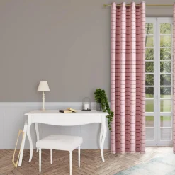Rideau VALMONT coloris rose boudoir 140 x 240 cm - 4MURS