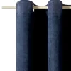 Rideau WALL STREET coloris bleu nuit 145 x 260 cm - 4MURS