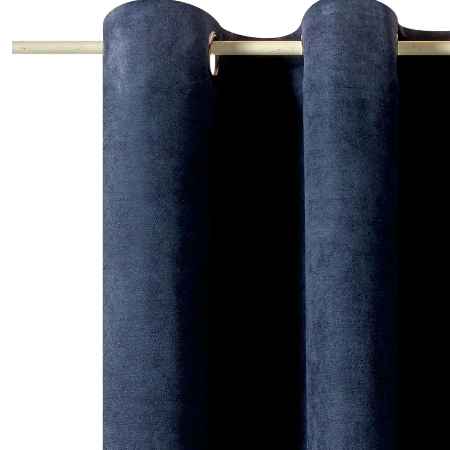 Rideau WALL STREET coloris bleu nuit 145 x 260 cm - 4MURS
