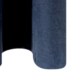 Rideau WALL STREET coloris bleu nuit 145 x 260 cm - 4MURS