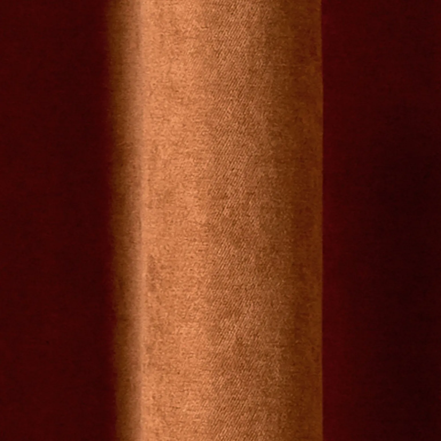 Rideau WALL STREET coloris roux 145 x 260 cm - 4MURS