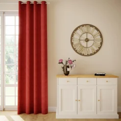 Rideau WALL STREET coloris bordeaux 145 x 260 cm - 4MURS
