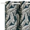 Rideau YAHO coloris bleu paon 140 x 260 cm - 4MURS