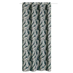 Rideau YAHO coloris bleu paon 140 x 260 cm - 4MURS