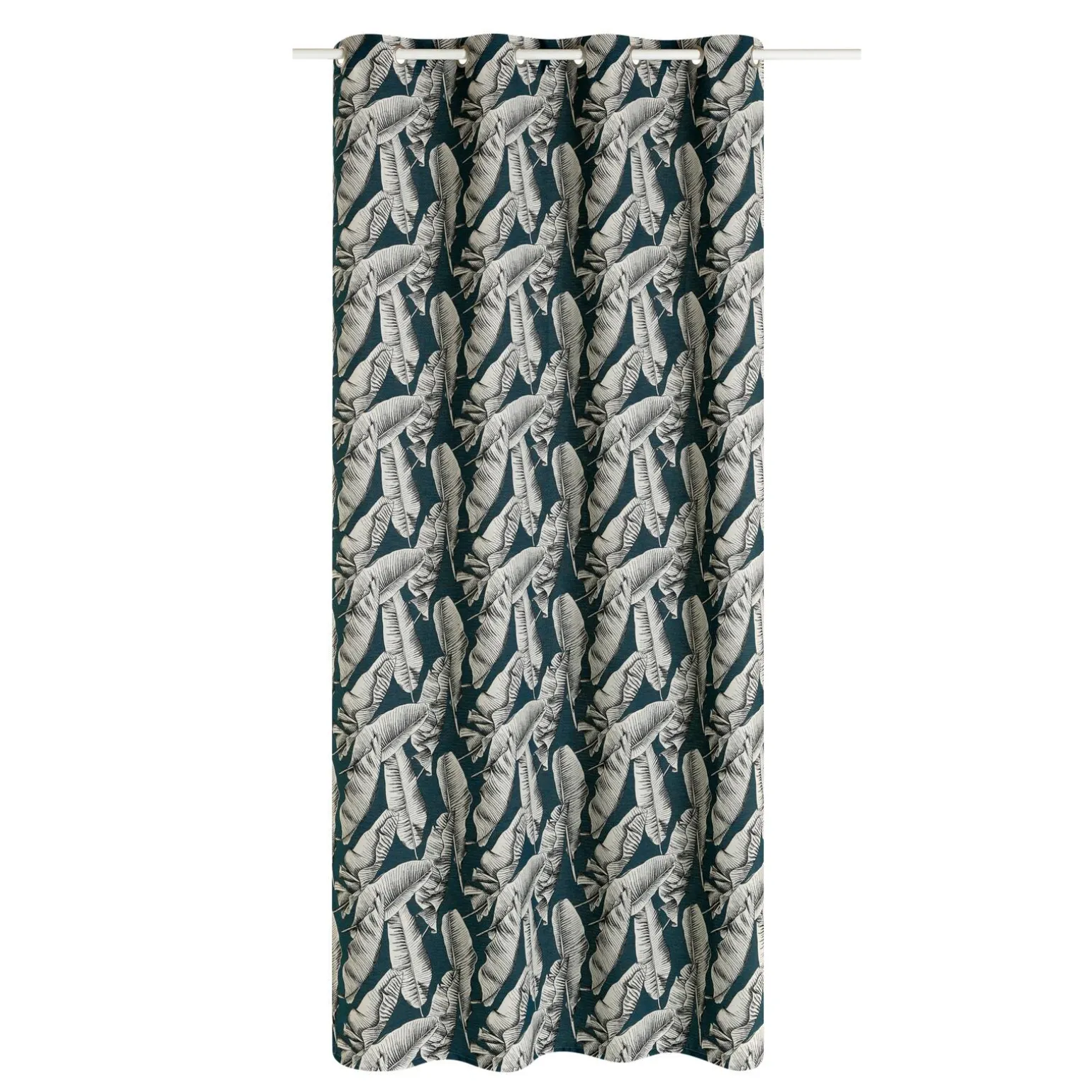 Rideau YAHO coloris bleu paon 140 x 260 cm - 4MURS