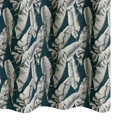 Rideau YAHO coloris bleu paon 140 x 260 cm - 4MURS