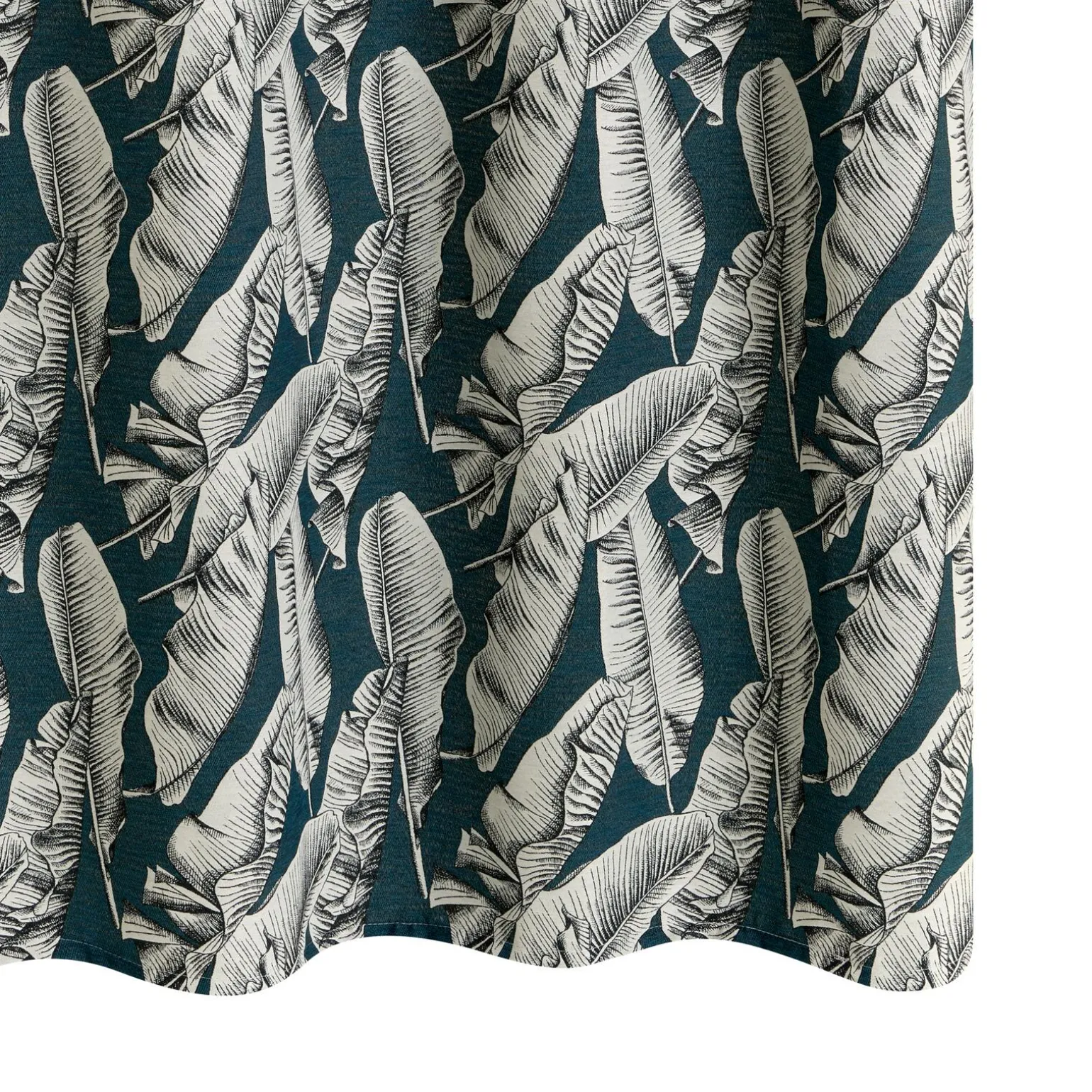 Rideau YAHO coloris bleu paon 140 x 260 cm - 4MURS