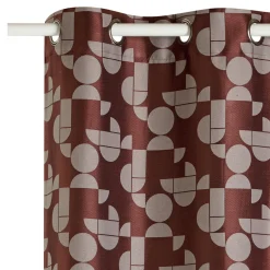 Rideau YURK coloris chocolat 140 x 260 cm - 4MURS