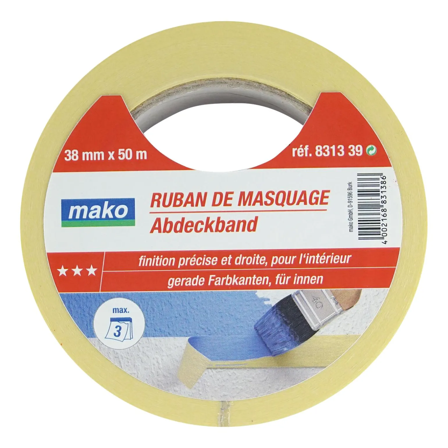 Ruban de masquage 38 mm - 4MURS