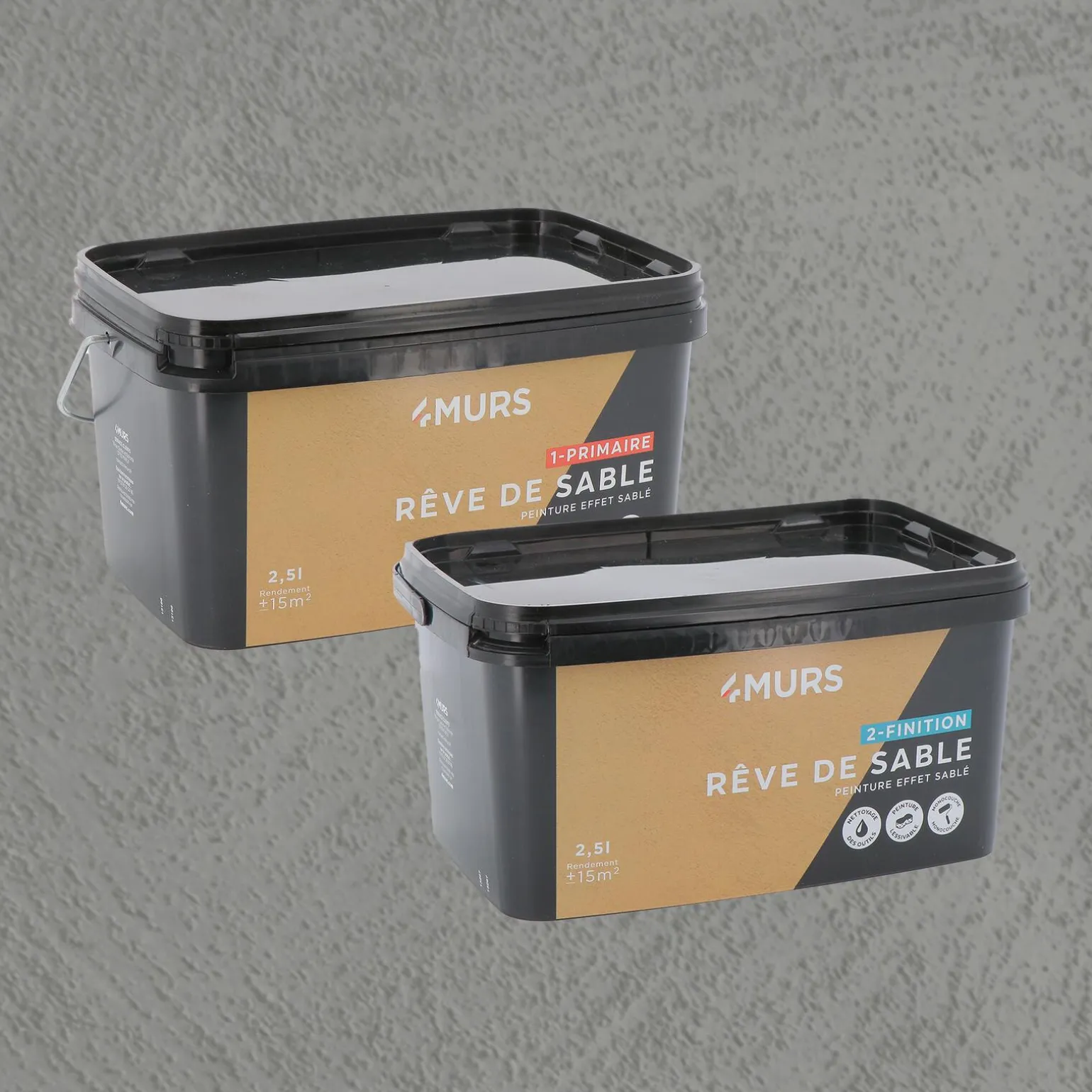 Rêve de sable Peinture Peinture ténérife métal Satiné + Primaire