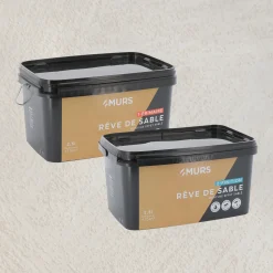 Rêve de sable Peinture Peinture gris lunaire + Primaire - 4MURS