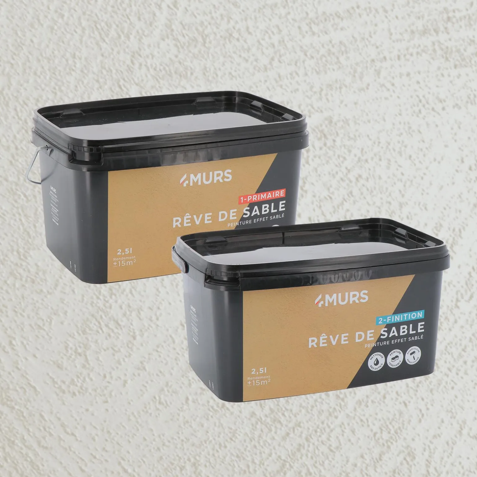 Rêve de sable Peinture Peinture fusain + Primaire - 4MURS