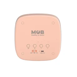 Réveil MOB BILLY CLOCK VEILLEUSE LAPIN rose hauteur 15 cm - 4MURS