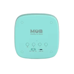Réveil MOB BILLY CLOCK VEILLEUSE LAPIN coloris bleu - 4MURS
